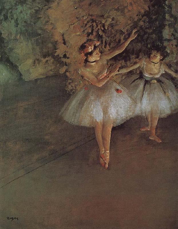 Edgar Degas Two dancer Sweden oil painting art